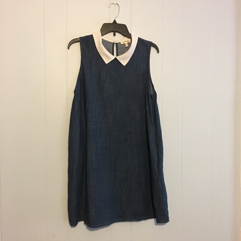 Monteau denim shift dress